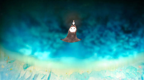 切り絵アニメーションによる「アニメパート」